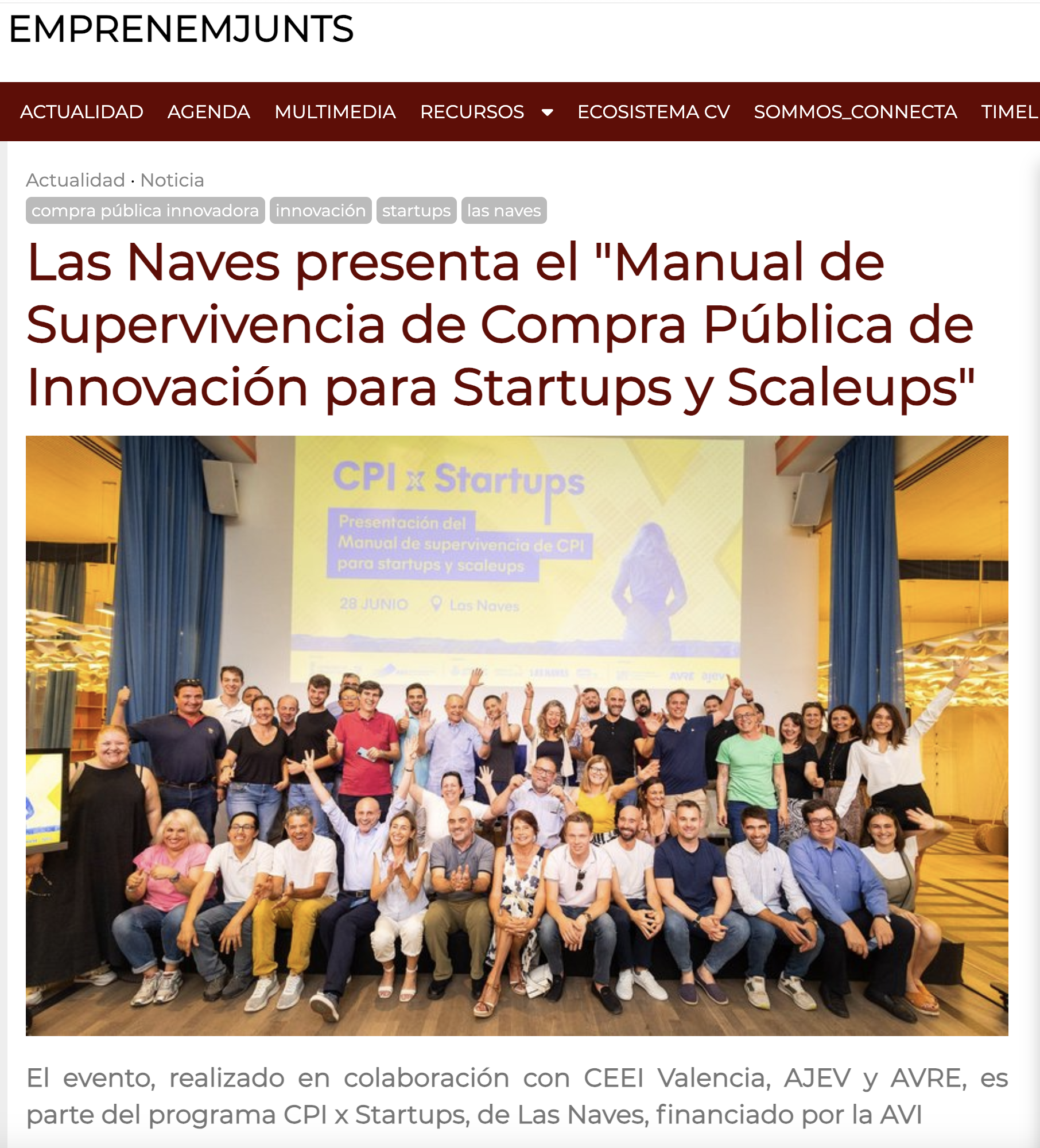 Emprenem Junts CPI x Startups Manual