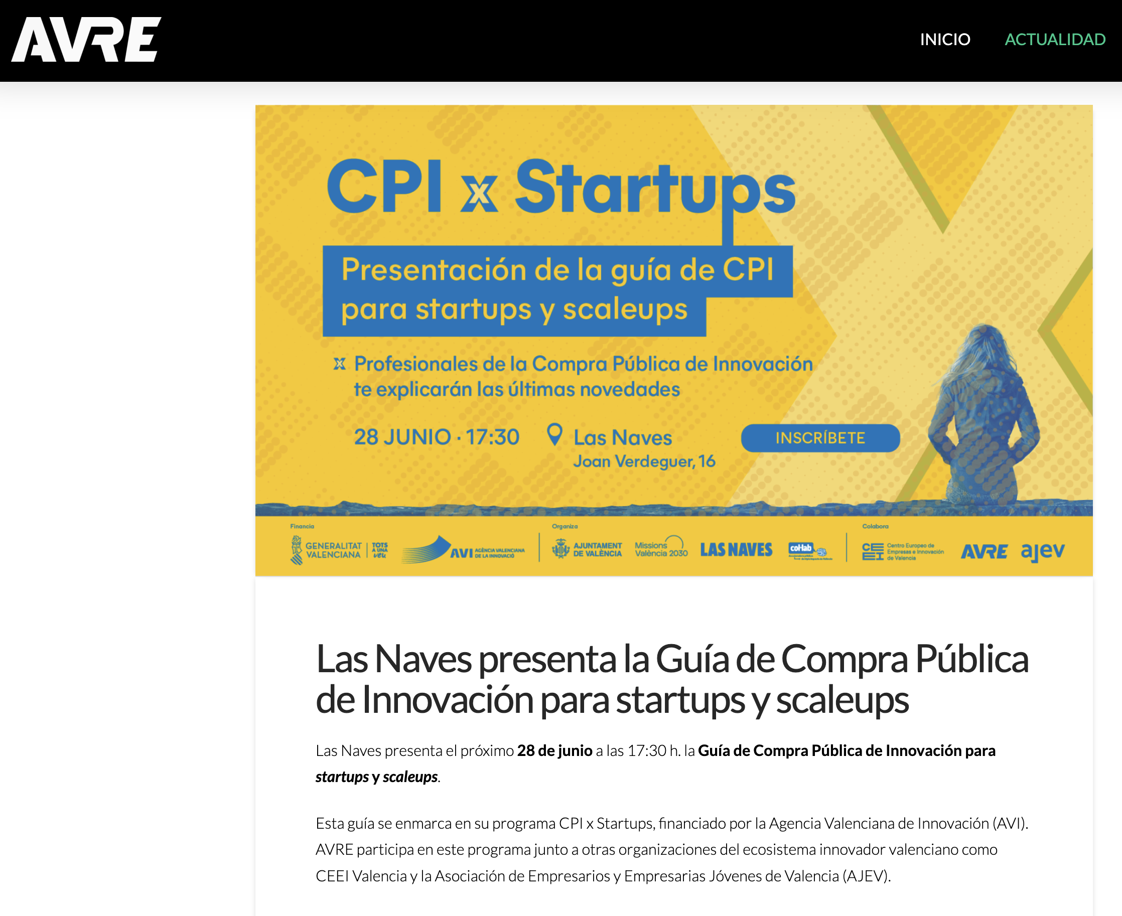 Las Naves presenta la Guía de Compra Pública de Innovación para startups y scaleups