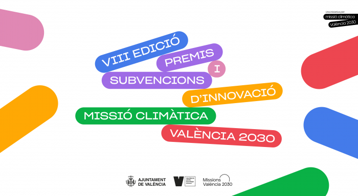 Cartel de la VIII edición de los Premios y Subvenciones Missions València 2030