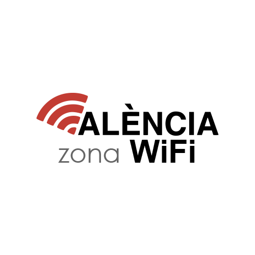 Logotipo de valencia zona wifi